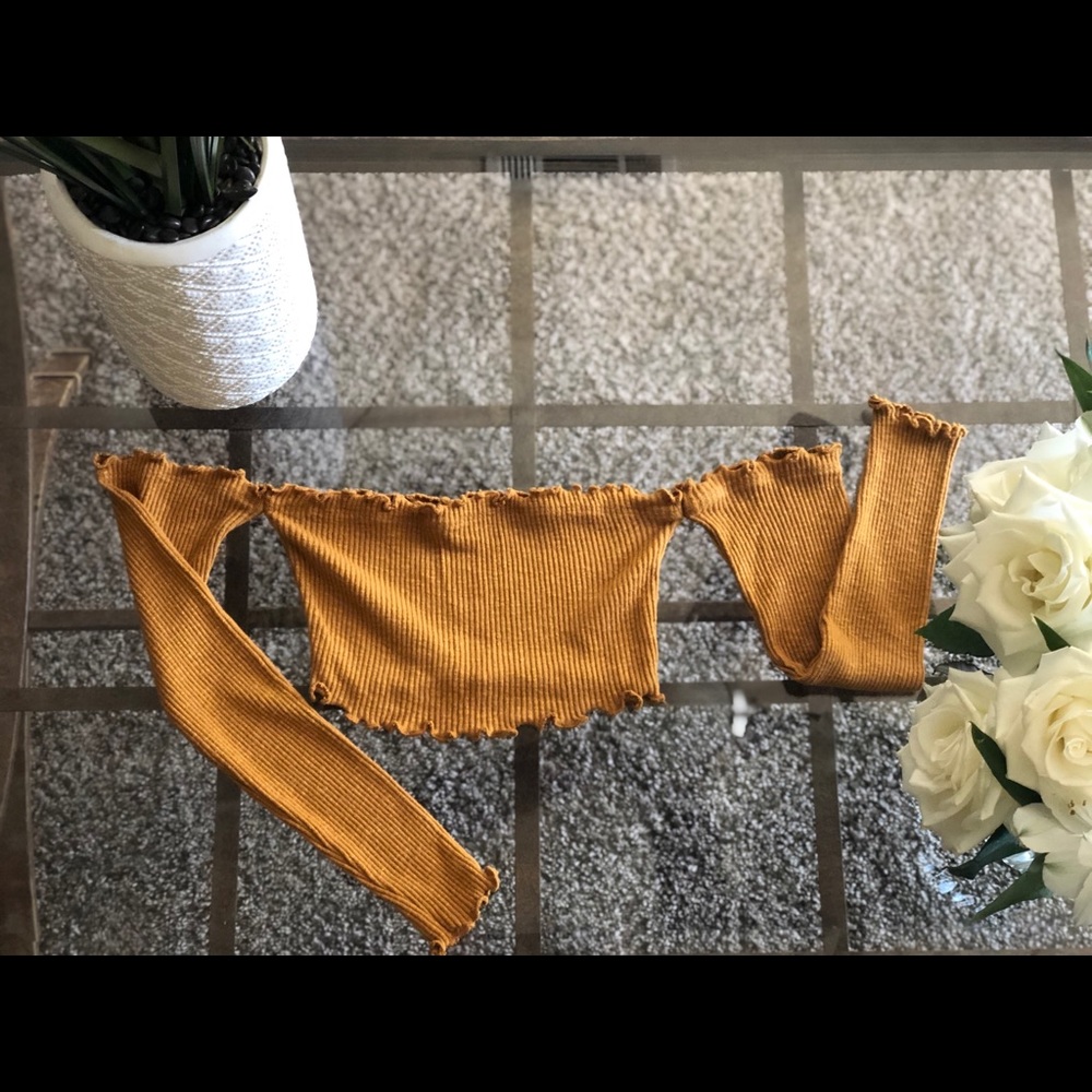 FashionNova Off Shoulder Crop Top